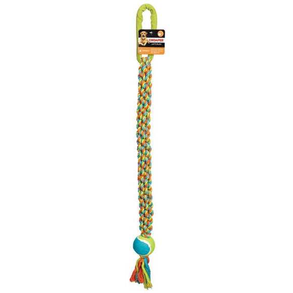 Boss PetEdge Chomper Tug dog toy with Ballistic Nylon Handle Dog Toy